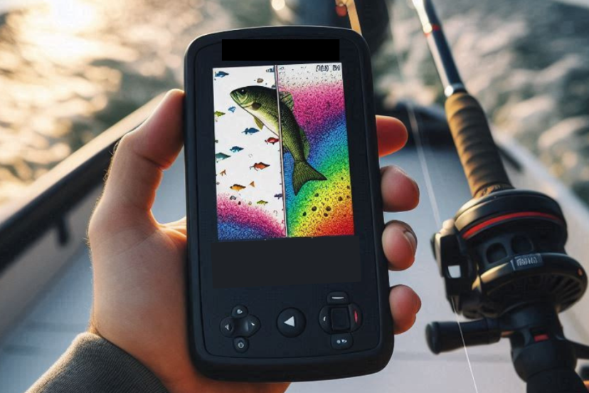 Kayak with Fish Finder